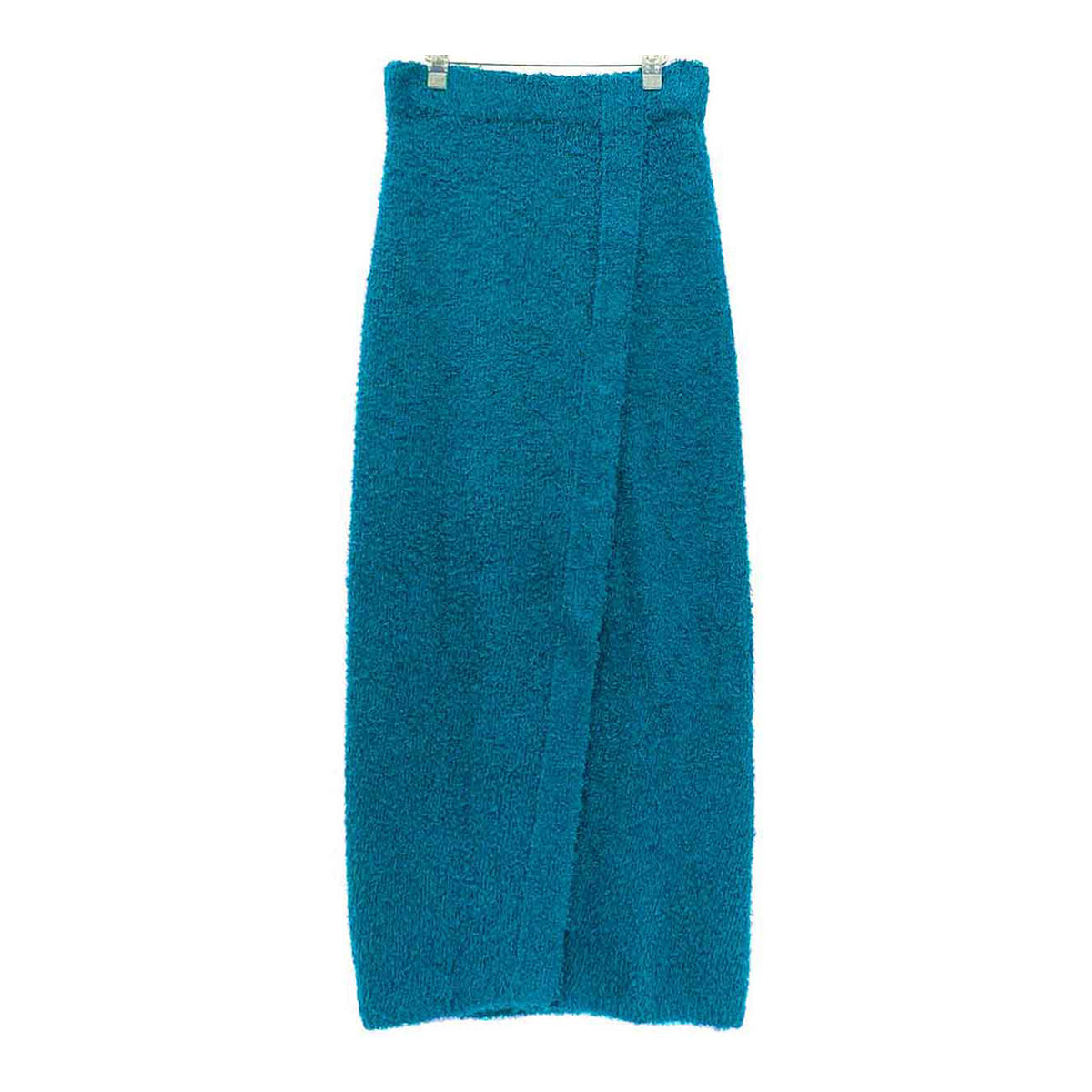 AURALEE Long Skirt Blue Cotton Blend