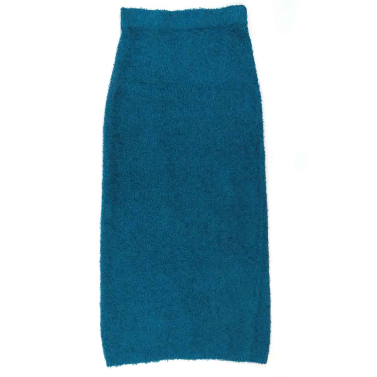 AURALEE Long Skirt Blue Cotton Blend