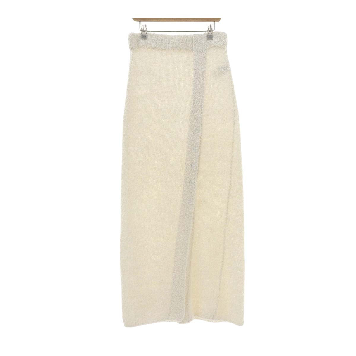 AURALEE Long Skirt Cotton Blend