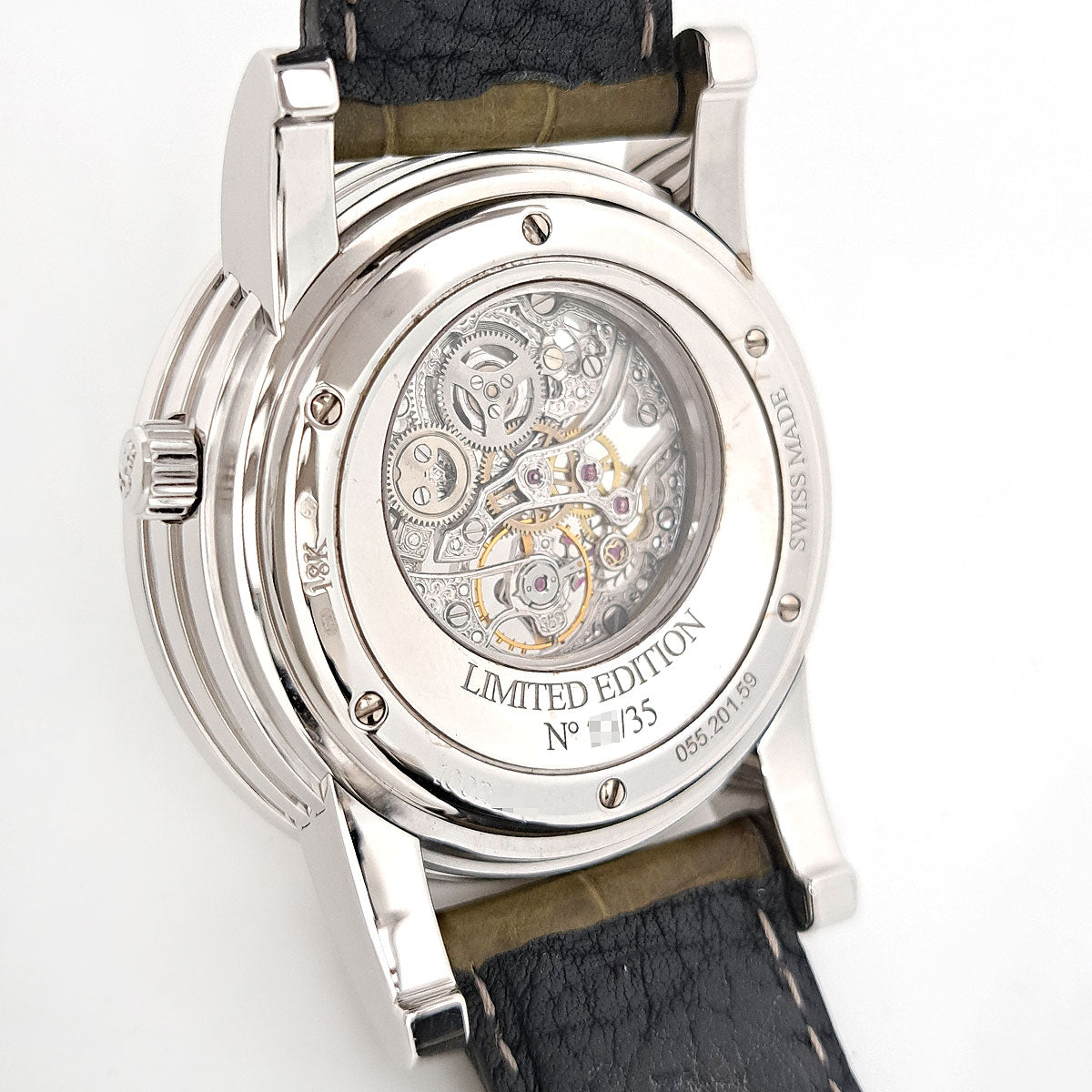 Corum White Gold Skeleton Manual Watch 18K