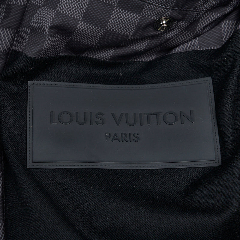 Louis Vuitton Damier Knit Down Jacket Black