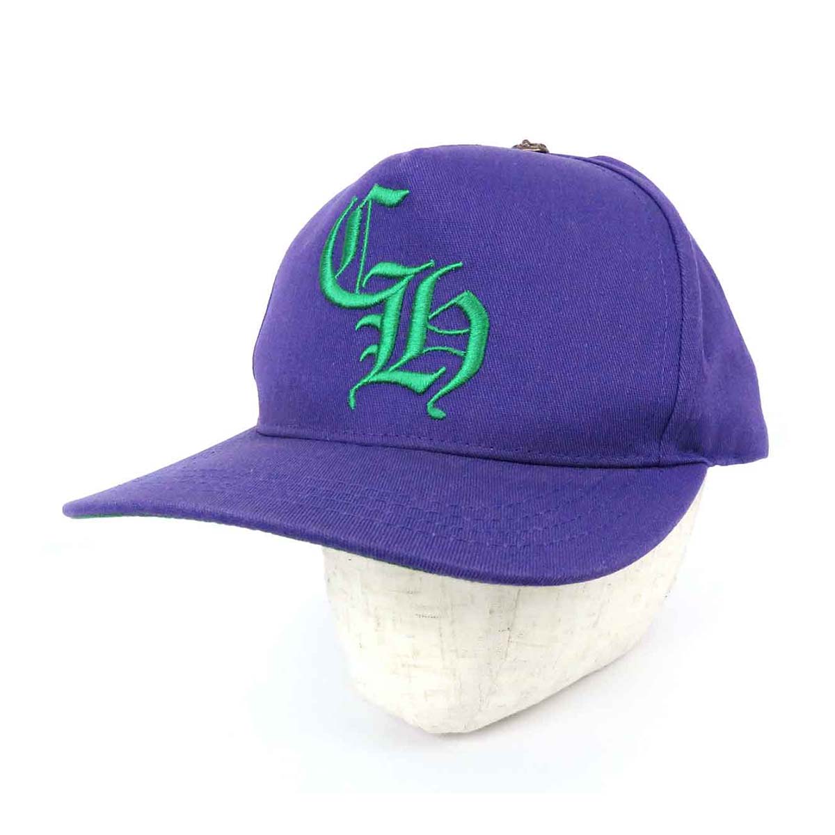 Chrome Hearts Embroidery Baseball Cap Purple Green