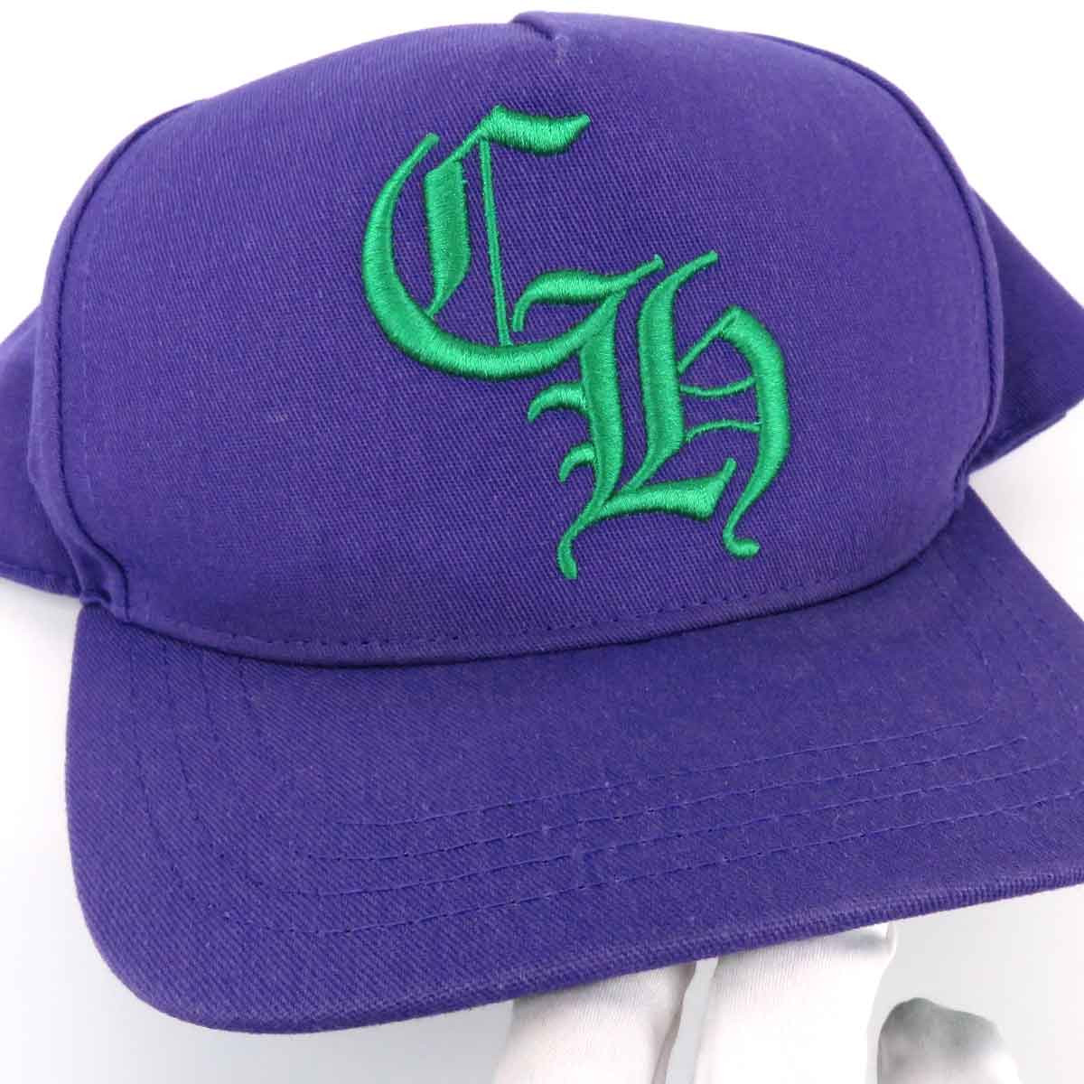 Chrome Hearts Embroidery Baseball Cap Purple Green