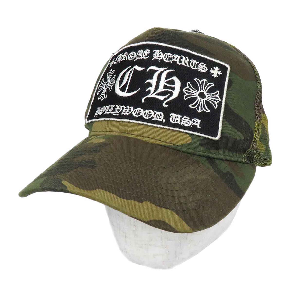 Chrome Hearts Khaki Logo Embroidery Cap