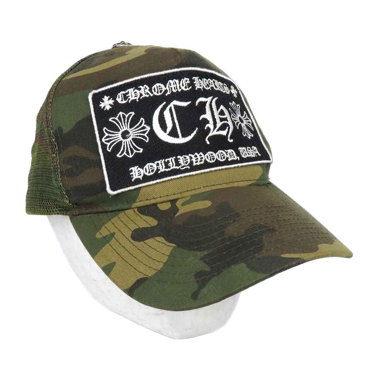 Chrome Hearts Khaki Logo Embroidery Cap