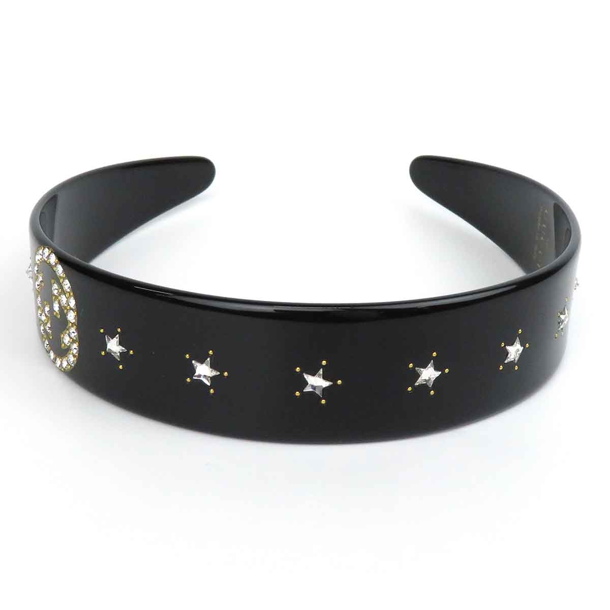 Gucci Crystal Interlocking G Hairband