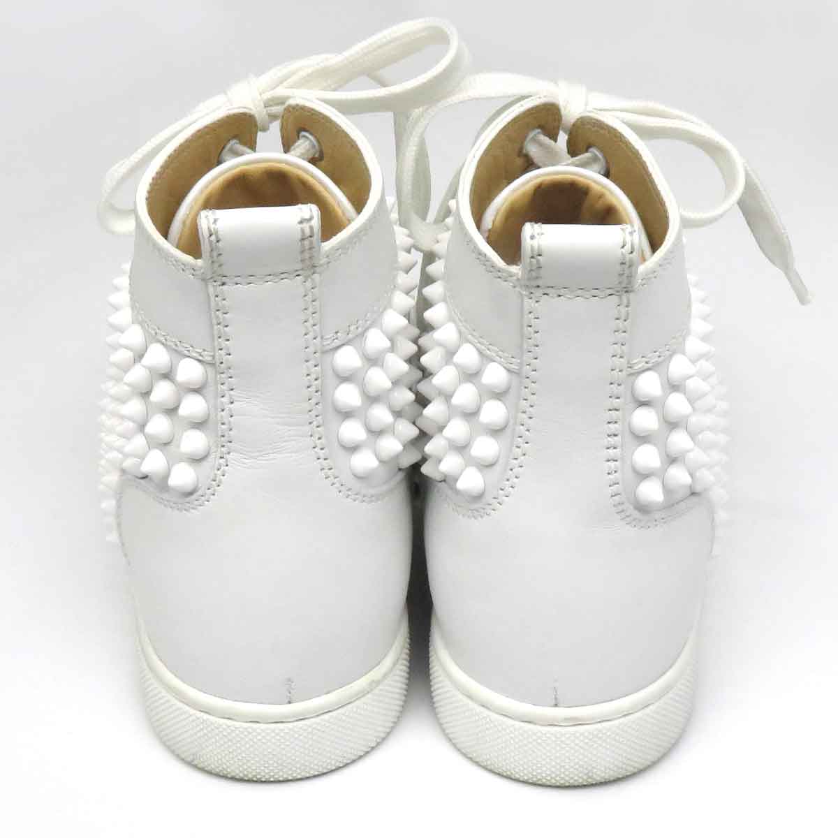 Christian Louboutin Leather Spike Sneakers