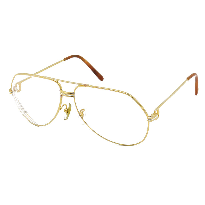 Cartier Trinity Eyeglasses Gold Silver Frame in Very Good Condition