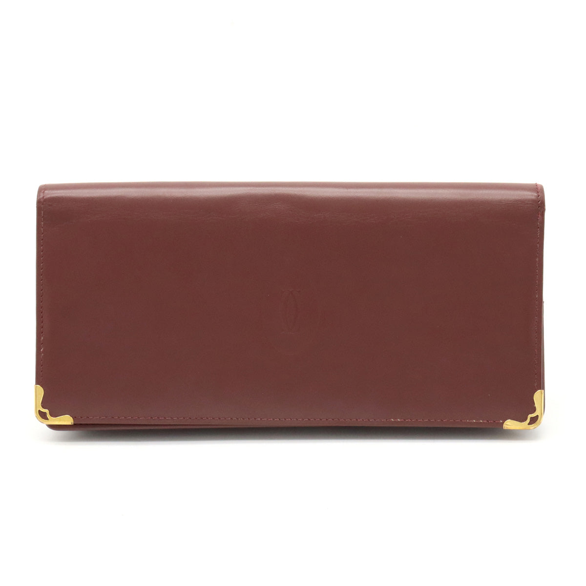 Cartier Must Line Bifold Long Wallet Bordeaux L3000466 in Great Condition