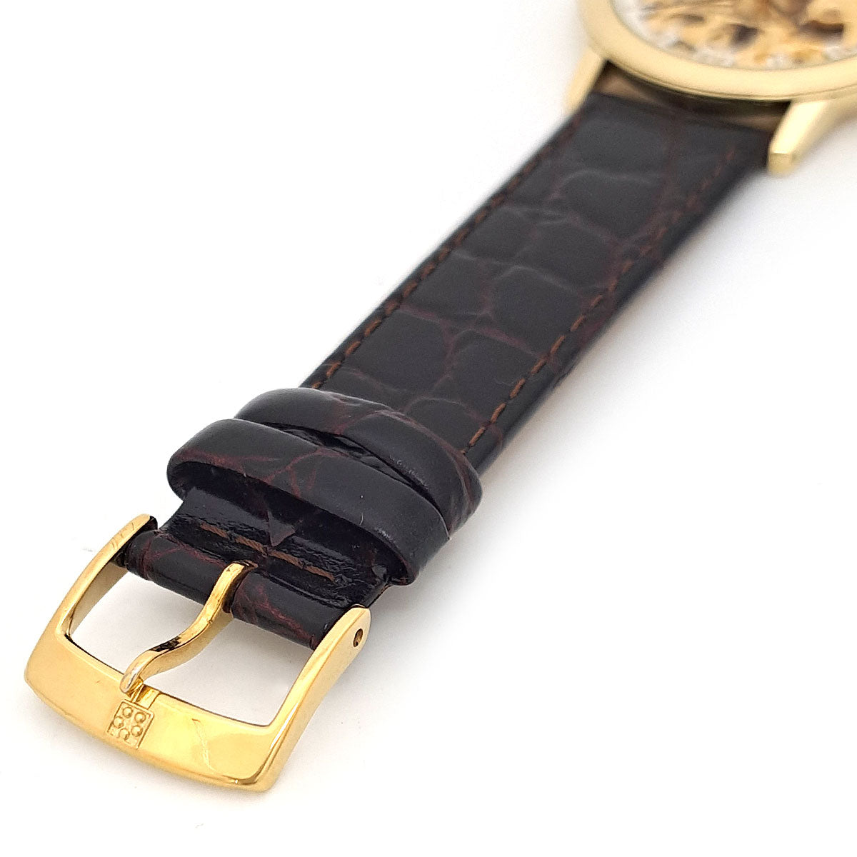 Eterna 1856 Yellow Gold Leather Manual Watch