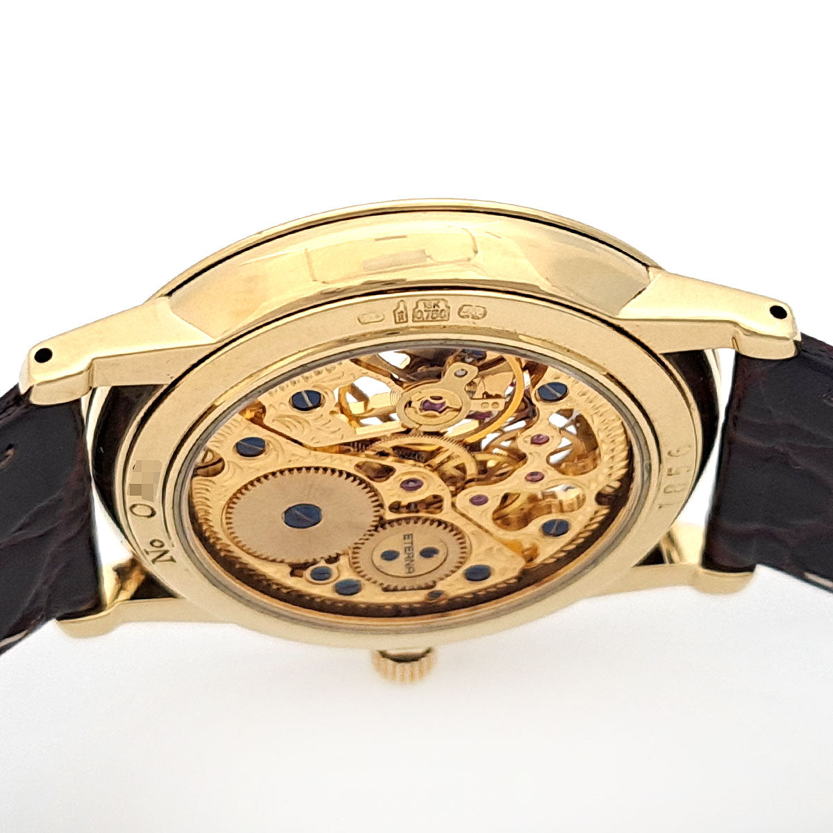 Eterna 1856 Yellow Gold Leather Manual Watch