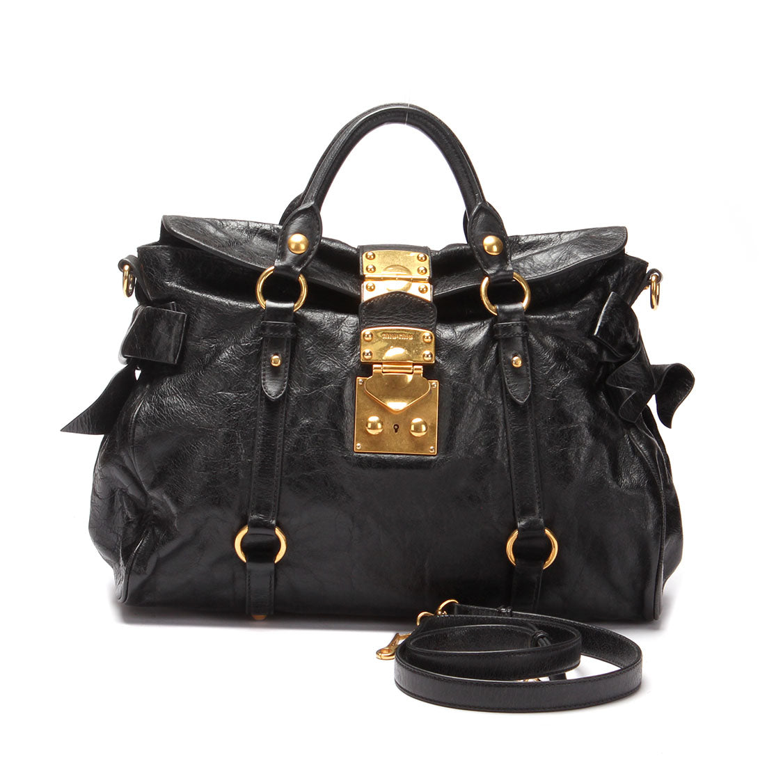 Vitello Lux  Bow Handbag