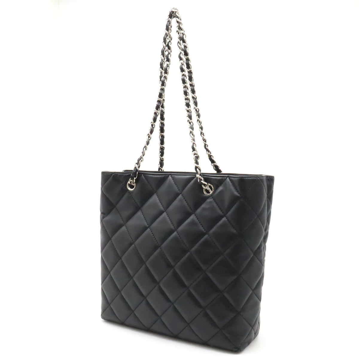 Chanel Matelasse Coco Mark Leather Tote Bag