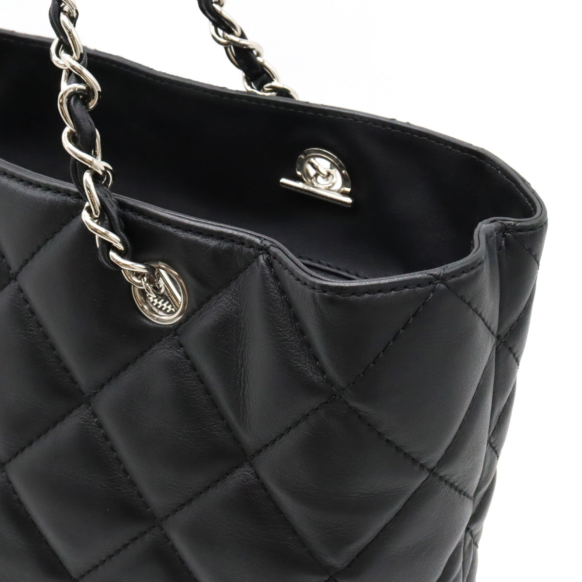 Chanel Matelasse Coco Mark Leather Tote Bag