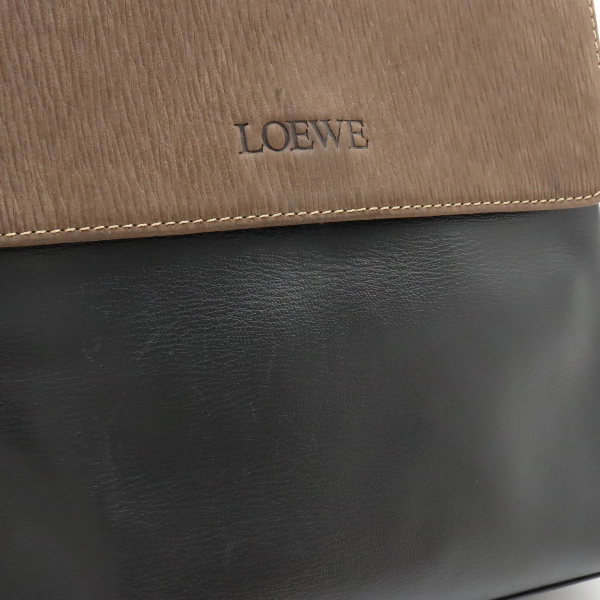 Loewe Velazquez Twist Leather Handbag 2WAY in Very Good Condition