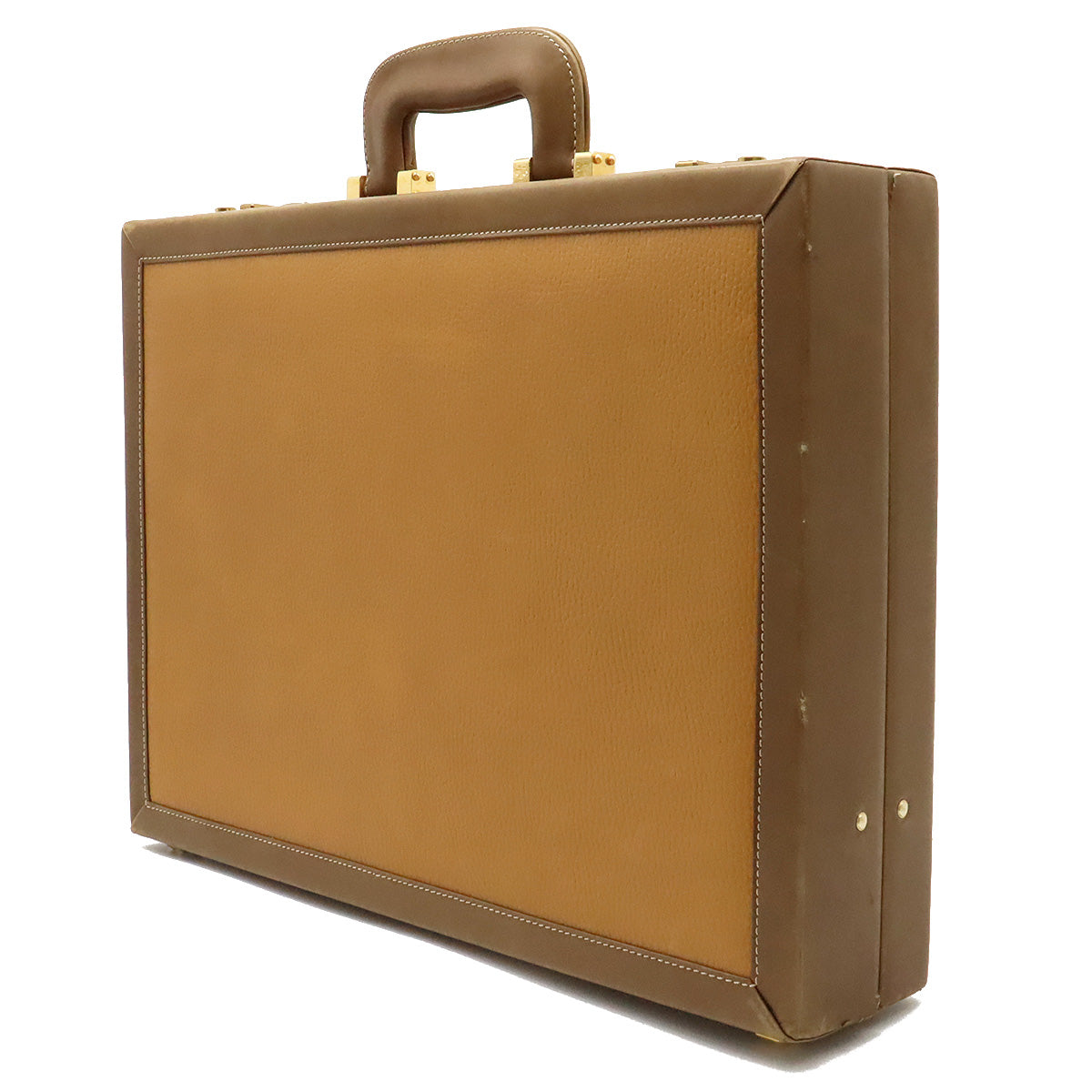 Loewe Leather Anagram Attache Case Briefcase