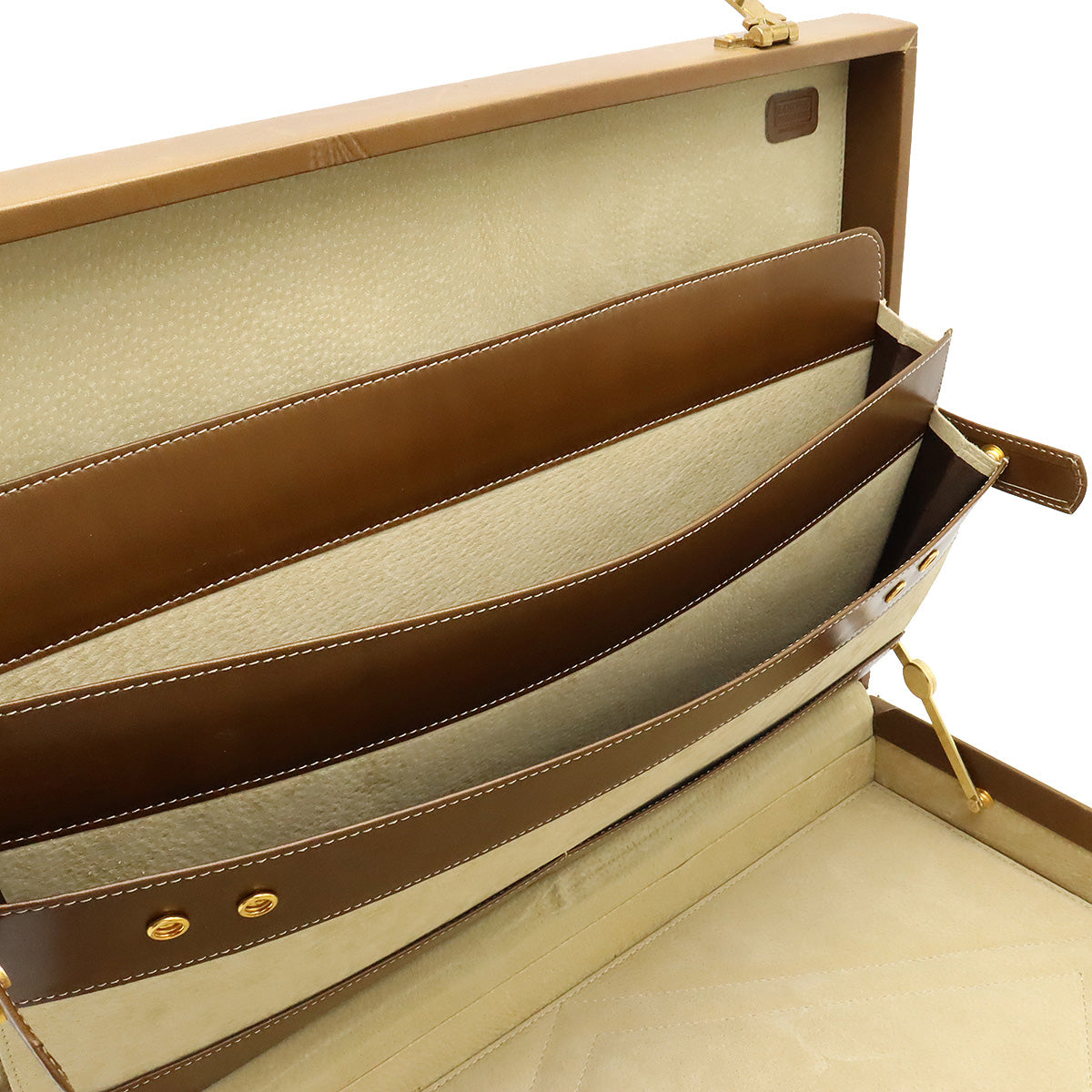 Loewe Leather Anagram Attache Case Briefcase