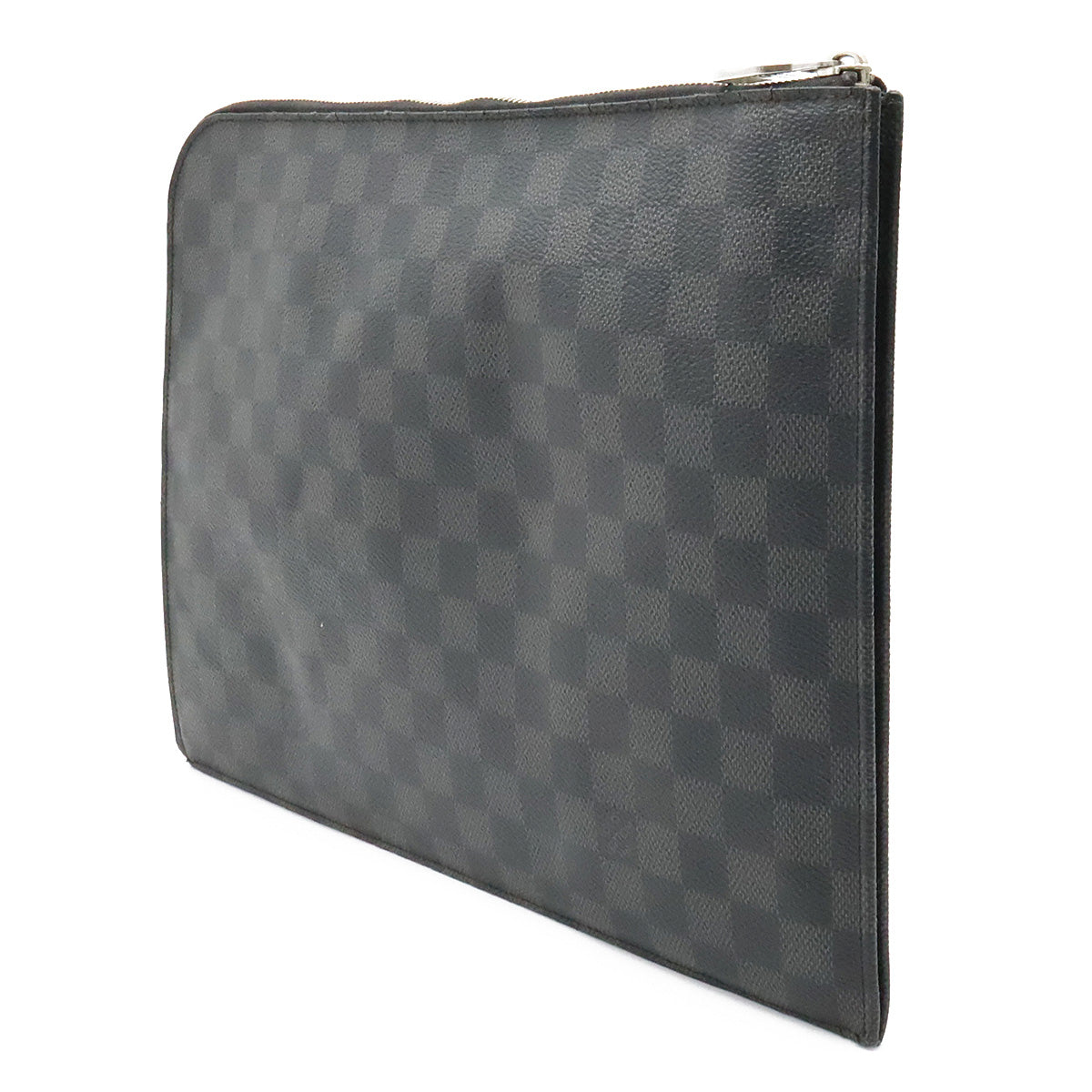 Louis Vuitton Damier Graphite Pochette Jour GM Clutch Bag N41501 in Good Condition