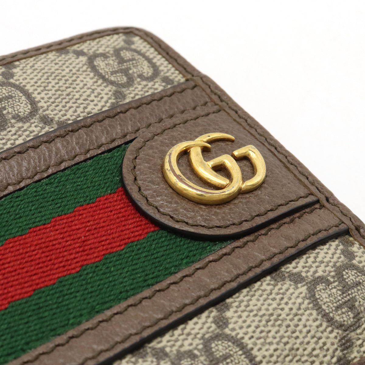 Gucci GG Supreme Ophidia Bifold Wallet PVC/Leather 597609 in Very Good Condition