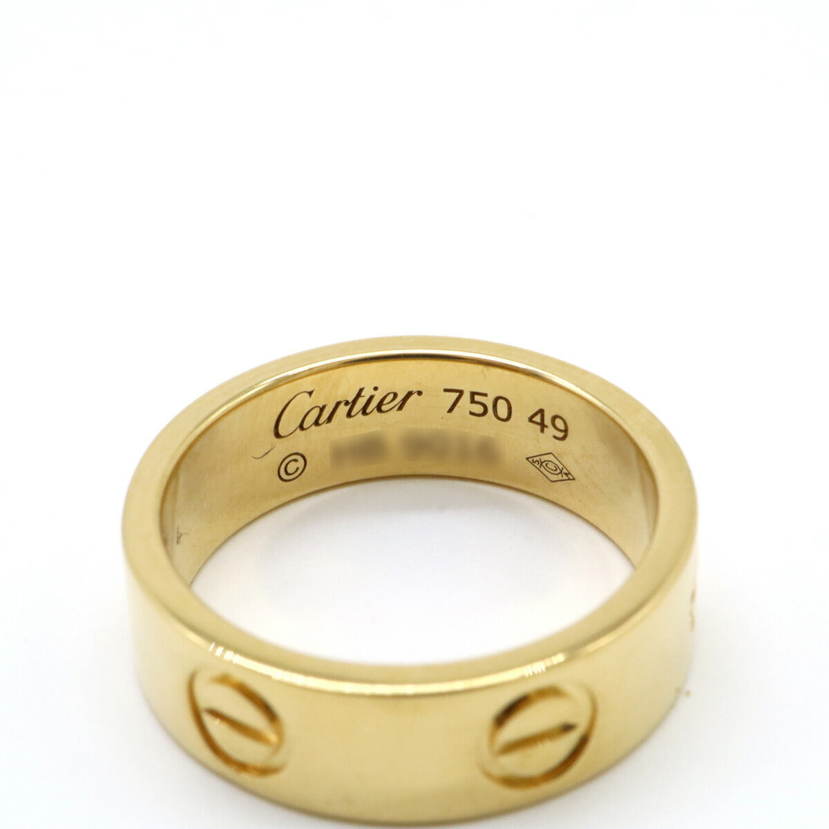 Cartier Love Ring K18YG Yellow Gold