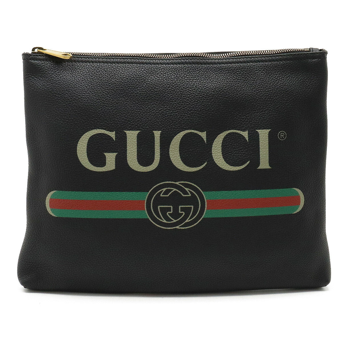 Gucci Leather Print Medium Portfolio Clutch Bag in Great Condition