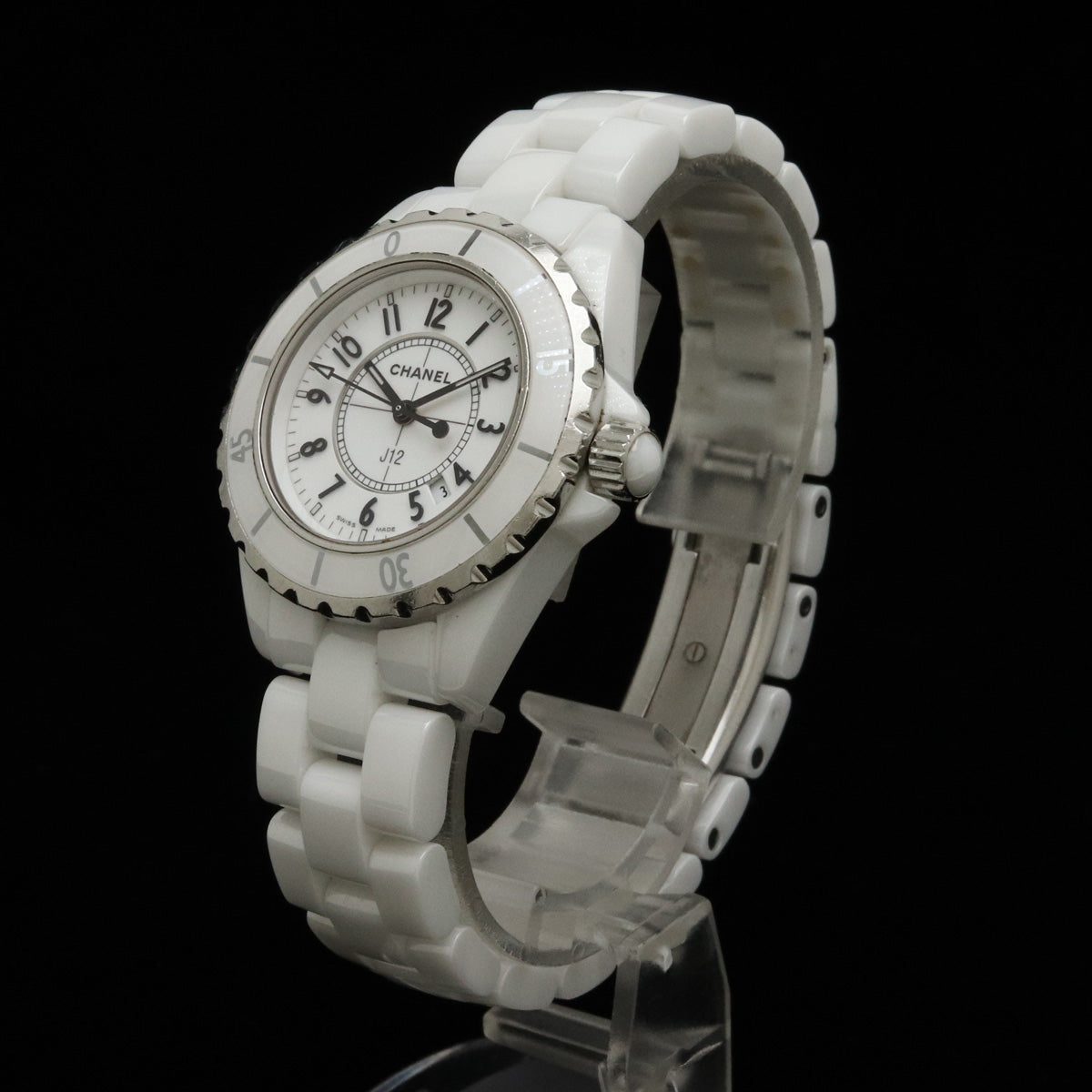 Chanel J12 White Ceramic Quartz Watch H0968