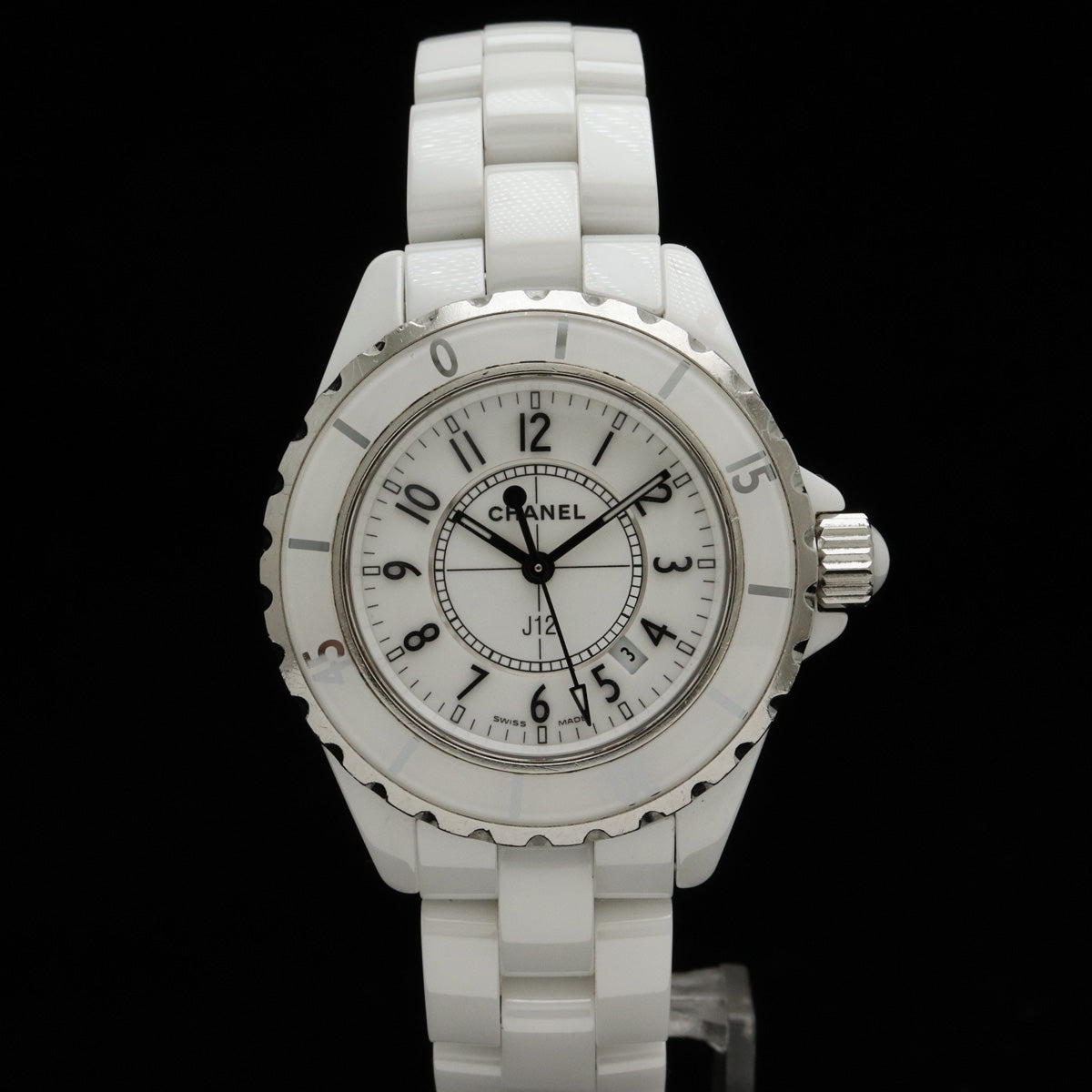 Chanel J12 White Ceramic Quartz Watch H0968