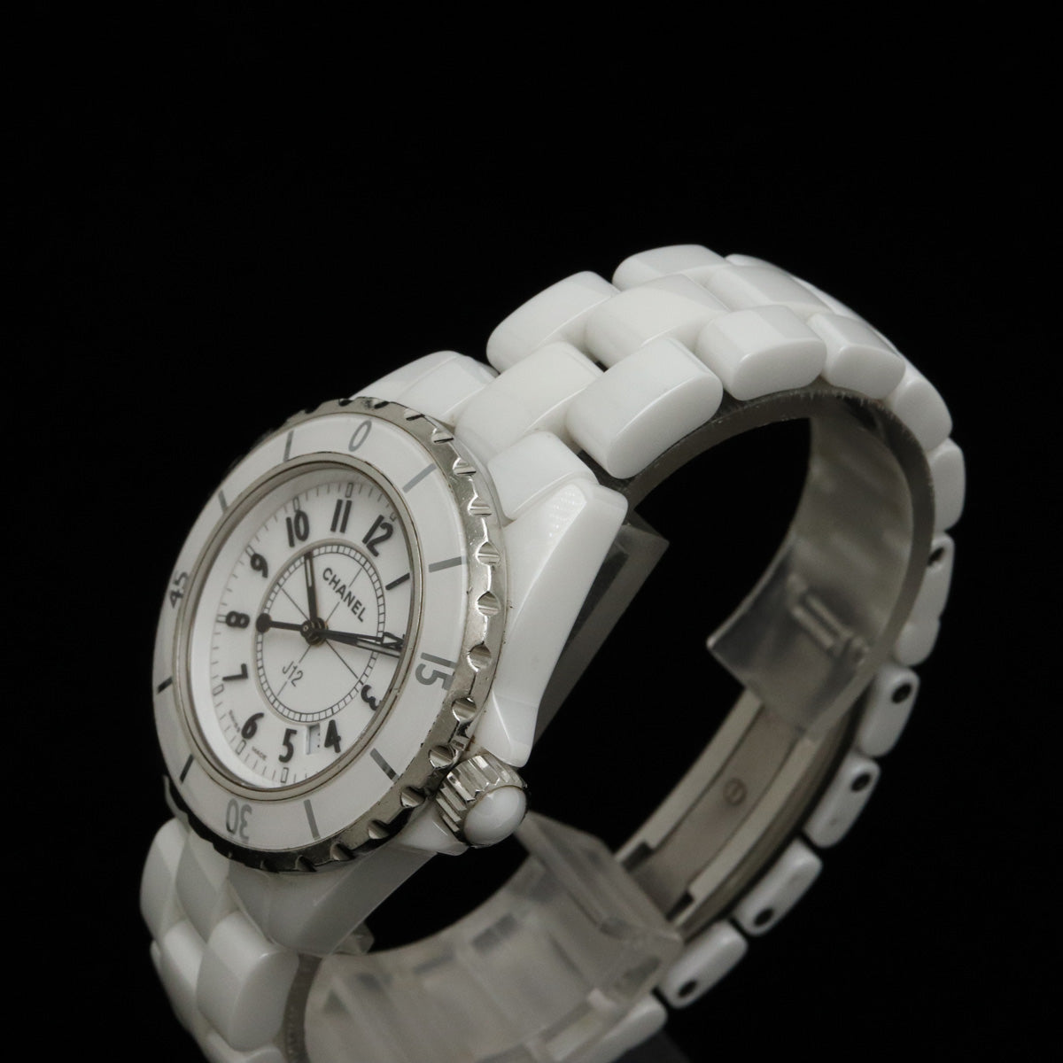 Chanel J12 White Ceramic Quartz Watch H0968