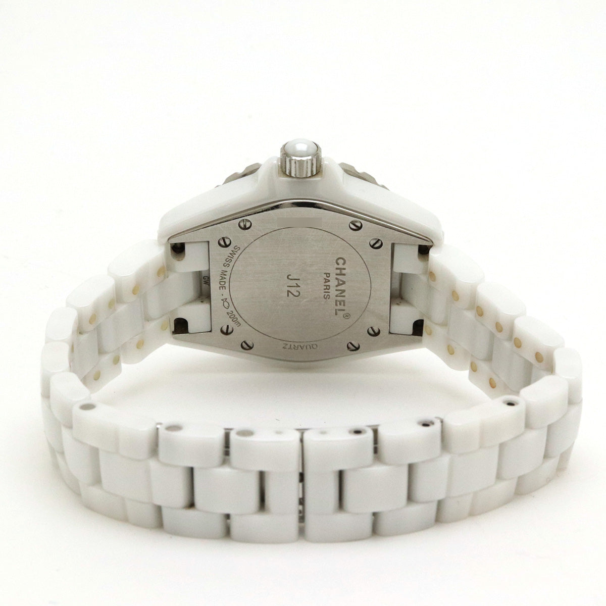 Chanel J12 White Ceramic Quartz Watch H0968