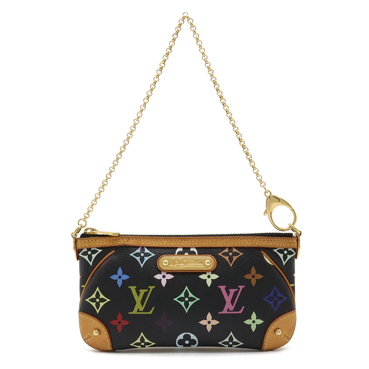 Louis Vuitton Monogram Multicolor Pochette Milla MM M60097 in Very Good Condition