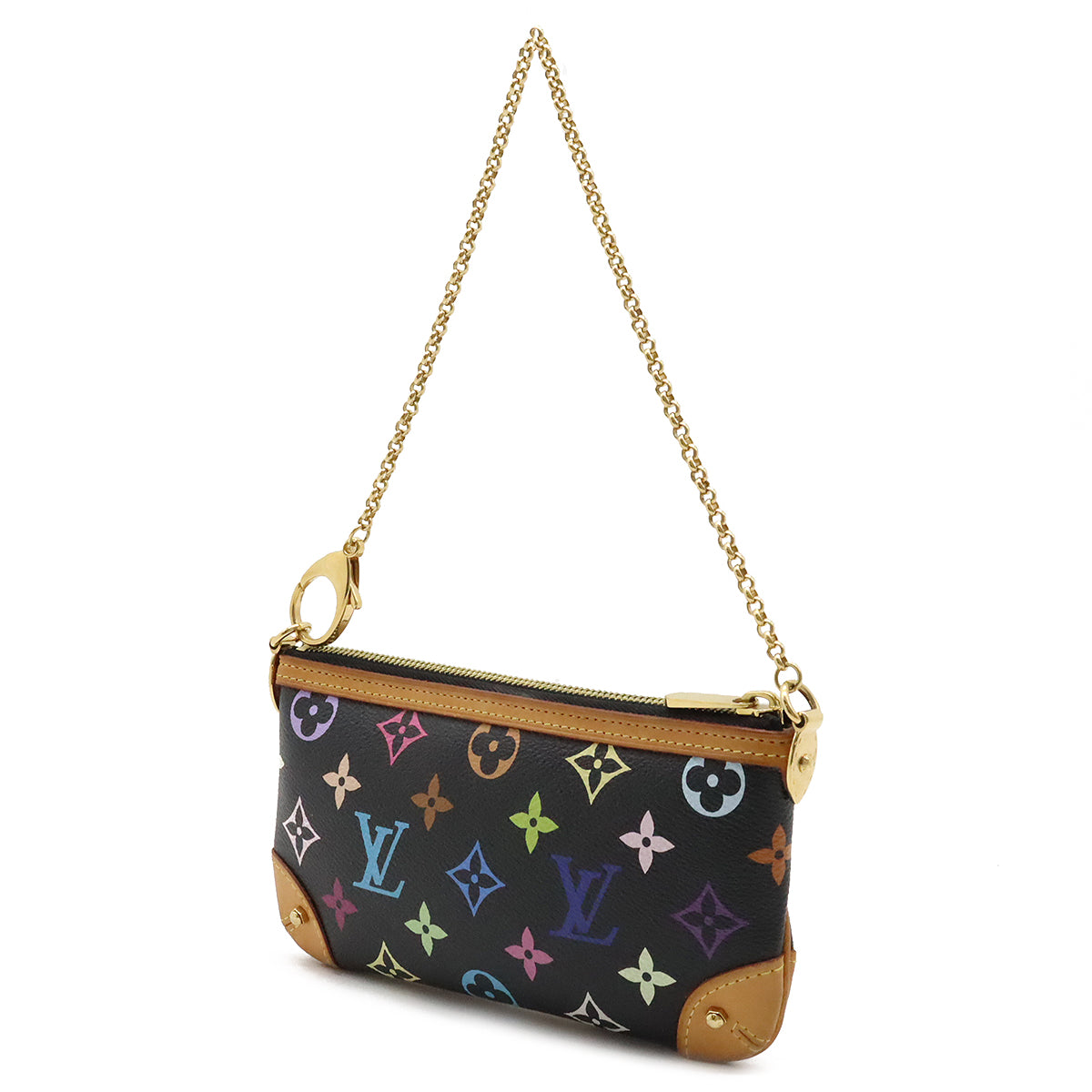 Louis Vuitton Monogram Multicolor Pochette Milla MM M60097 in Very Good Condition