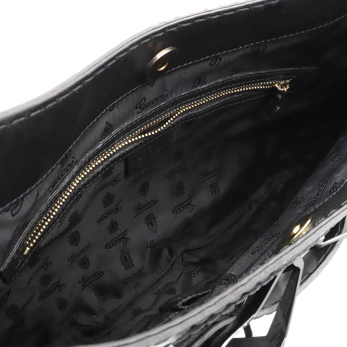 Gucci Patent Leather Queen Hobo Ribbon Shoulder Bag