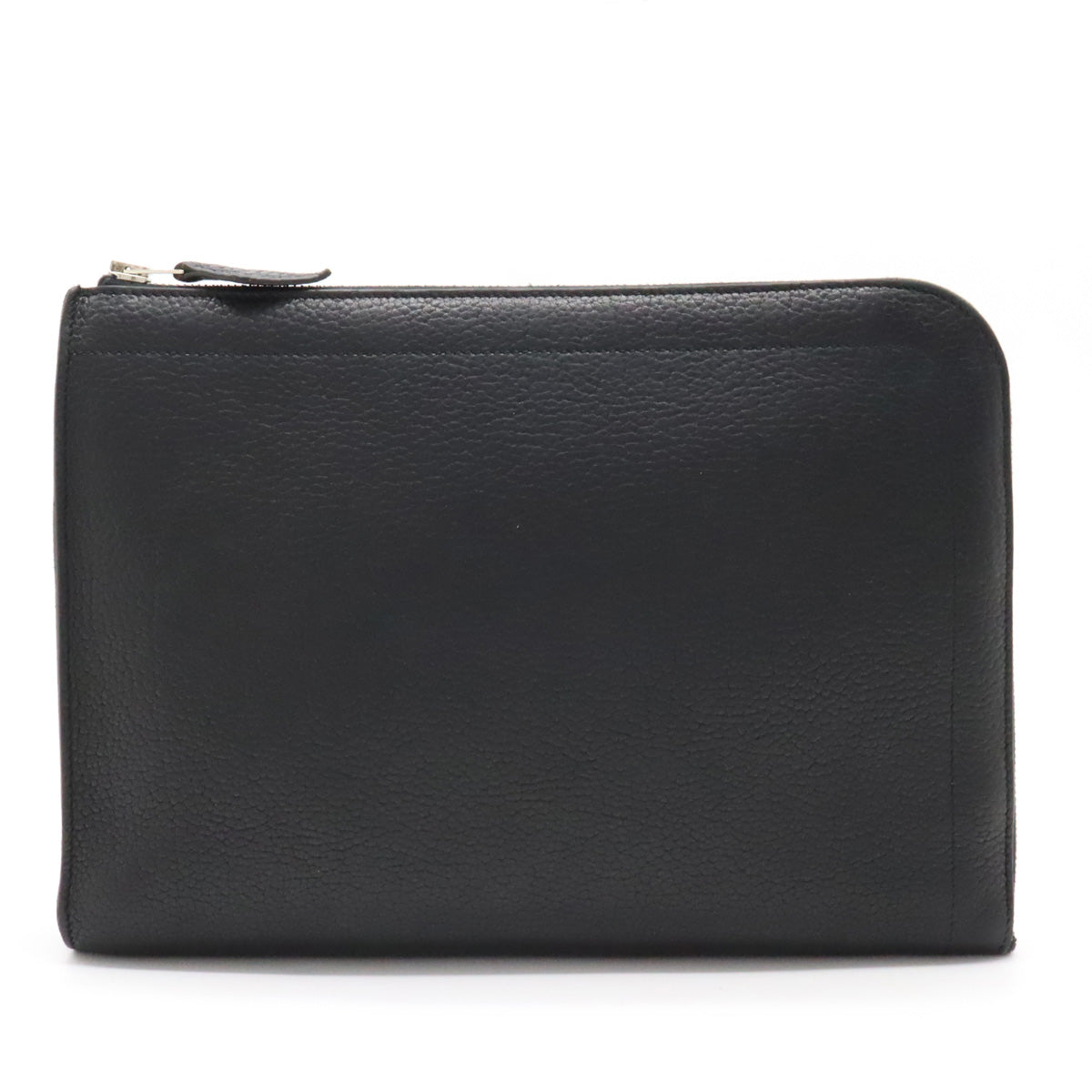 Hermes Negonda Leather Zip Tablet Clutch Bag in Very Good Condition