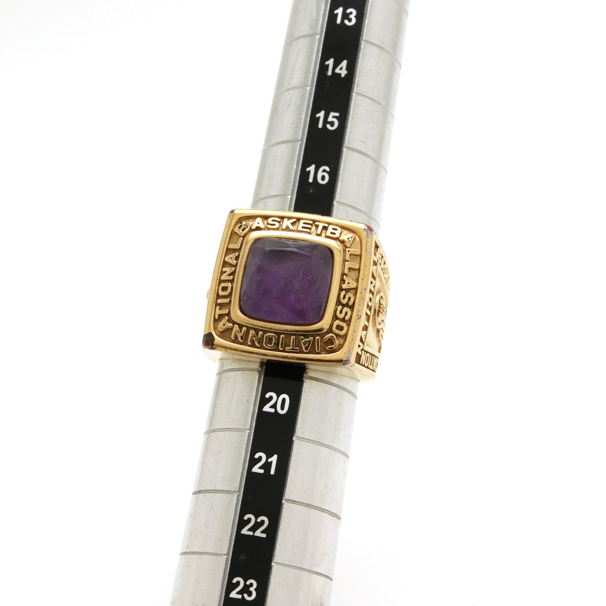 Louis Vuitton LVxNBA Purple Sapphire Ring MP2864 in Very Good Condition