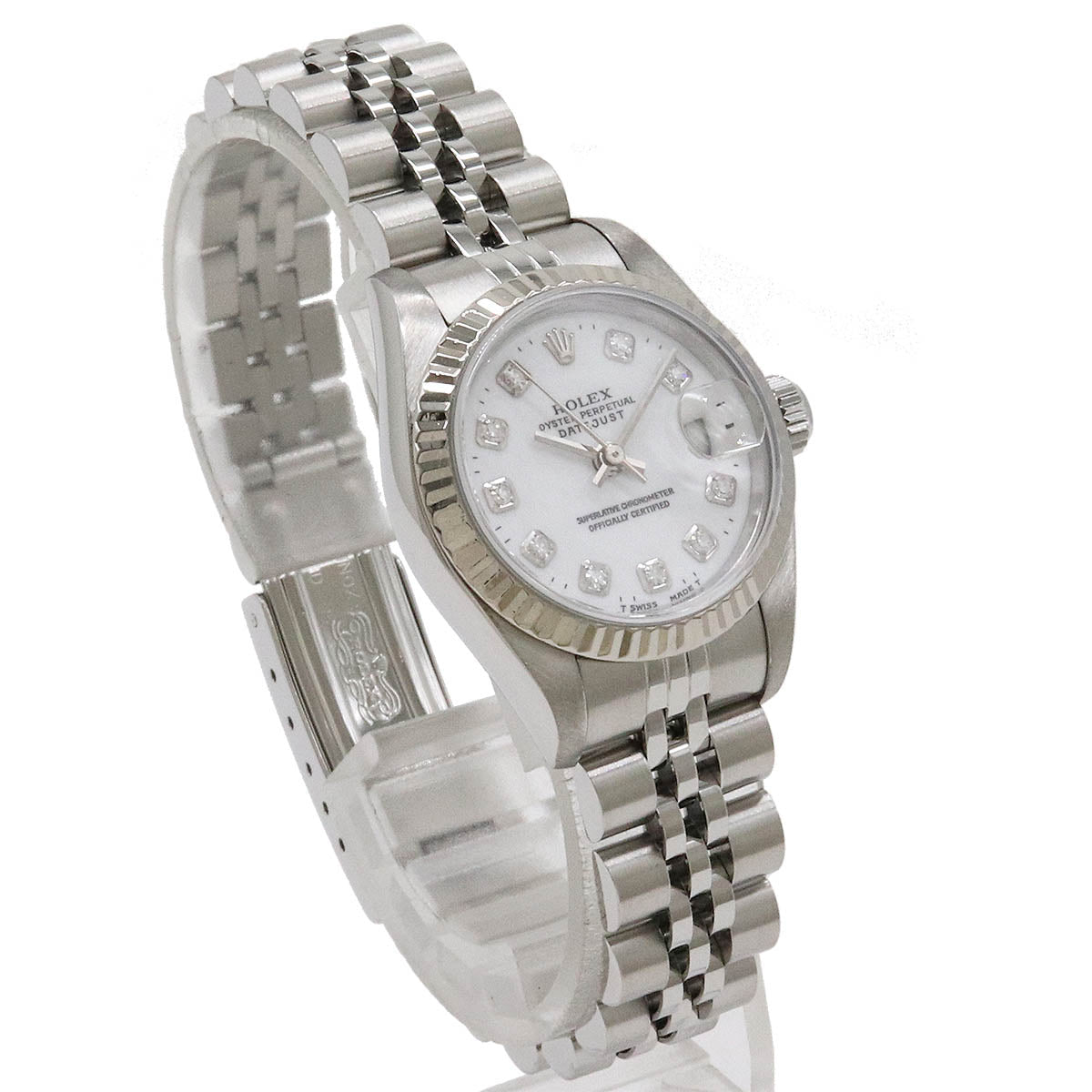 Rolex Datejust 10P Diamond Watch 69174G