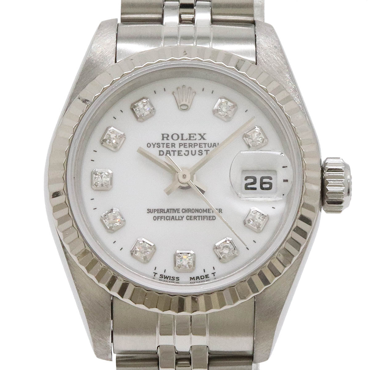 Rolex Datejust 10P Diamond Watch 69174G