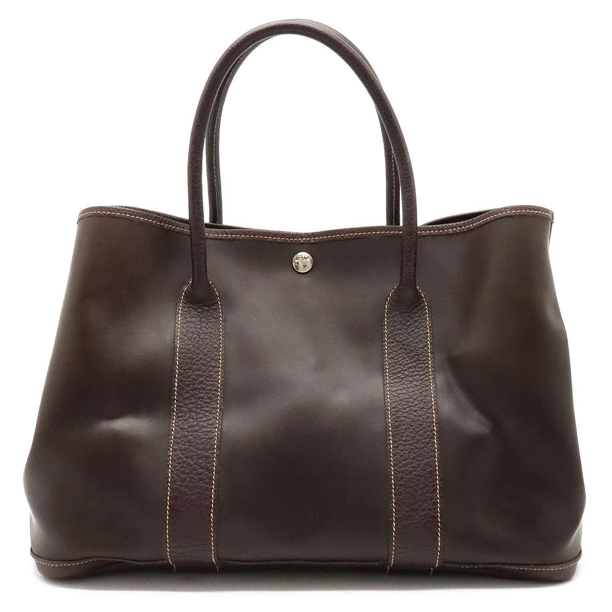 Hermes Garden Party PM Tote Bag Brown