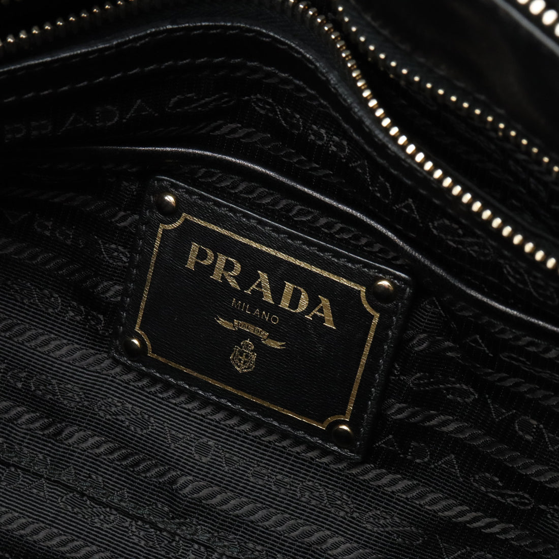 Prada Leather Gathered Tote Bag BN1336