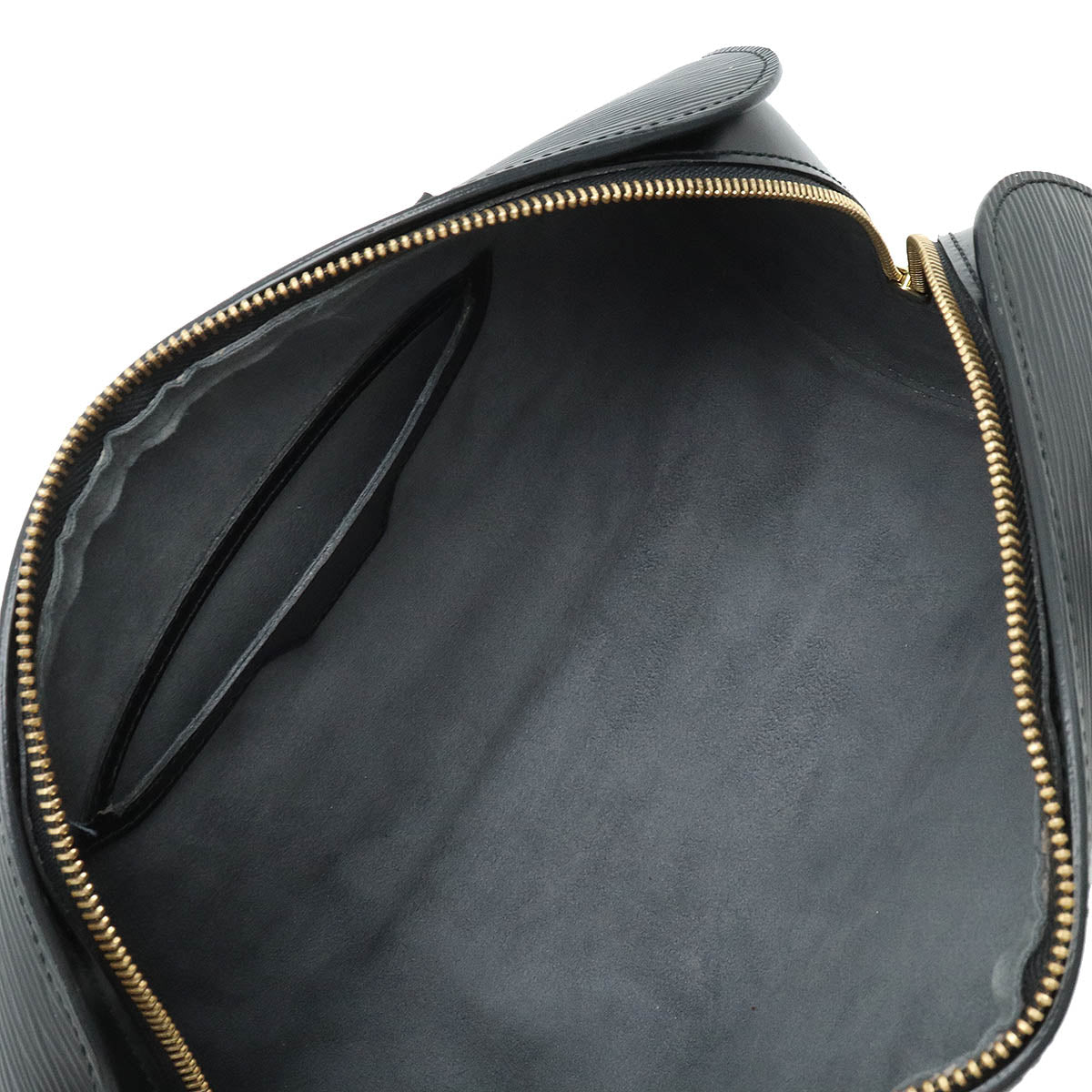 Louis Vuitton Epi Soufflot Handbag Black Leather