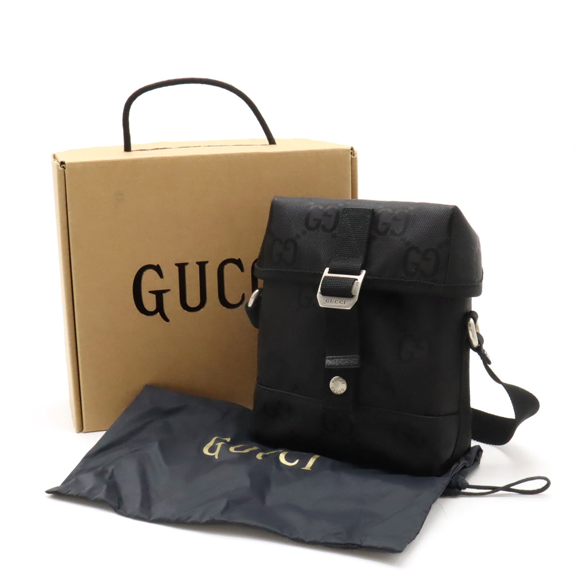 Gucci Off The Grid Nylon Canvas Messenger Bag