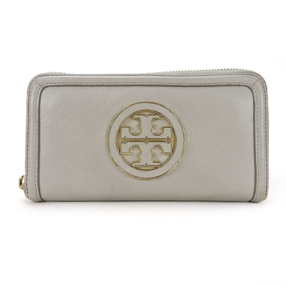 Tory Burch Leather Zip Around Wallet