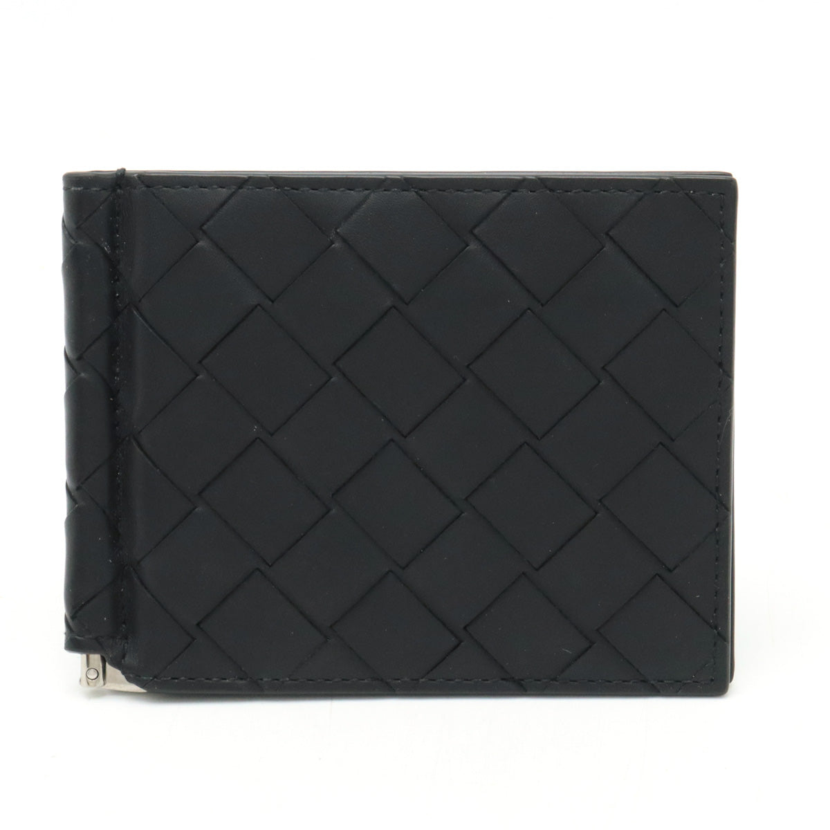 Bottega Veneta Leather Maxi Intrecciato Bifold Wallet 592626 in Great Condition