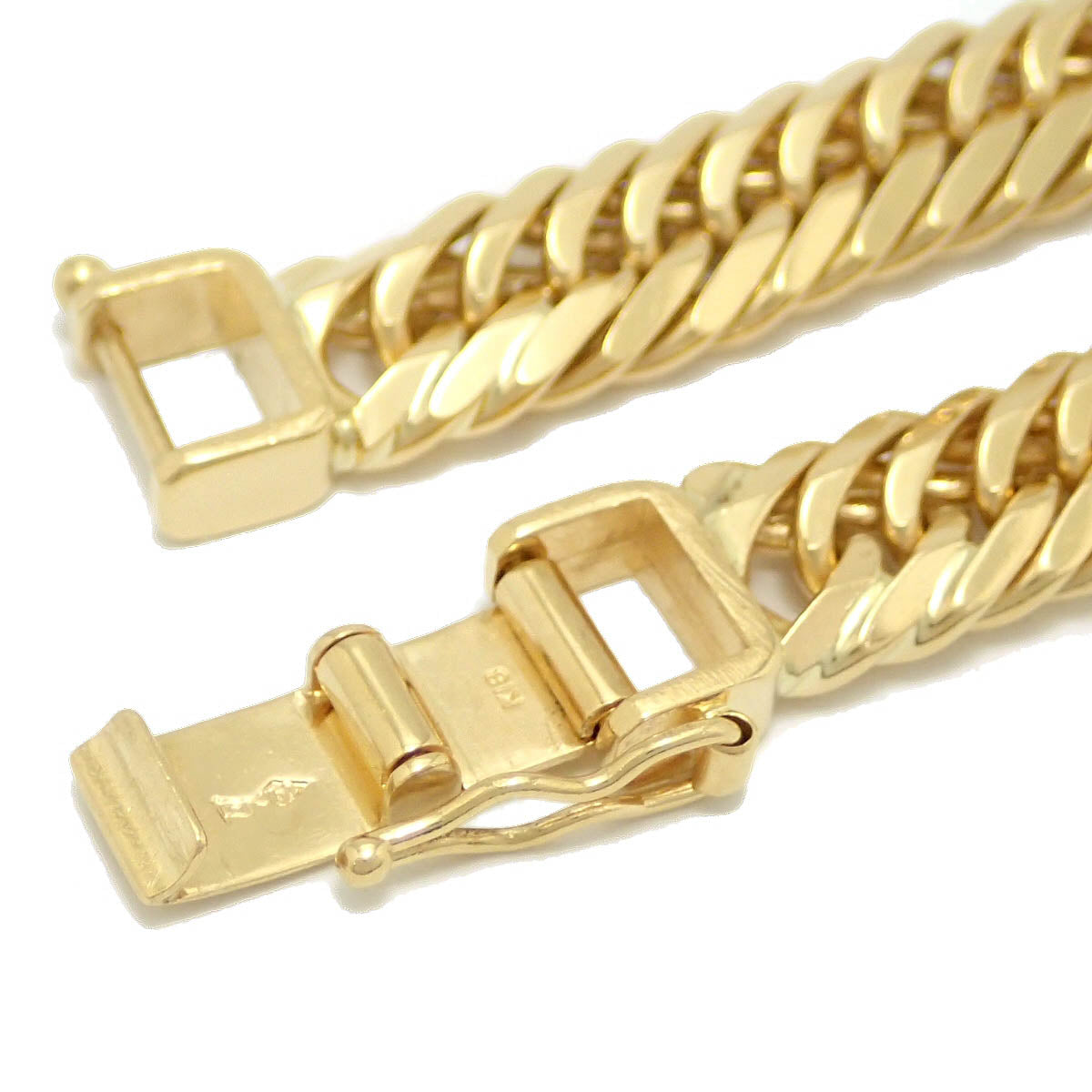 K18YG Gold KIHEI Bracelet 30.2g 20.5cm