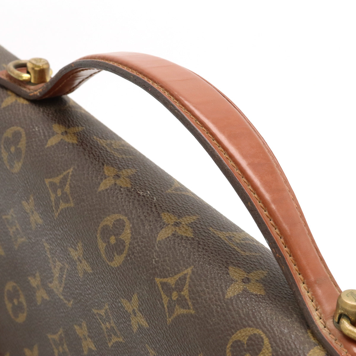 Louis Vuitton Monogram Porte-Documents Bandouliere Briefcase M53338 in Very Good Condition