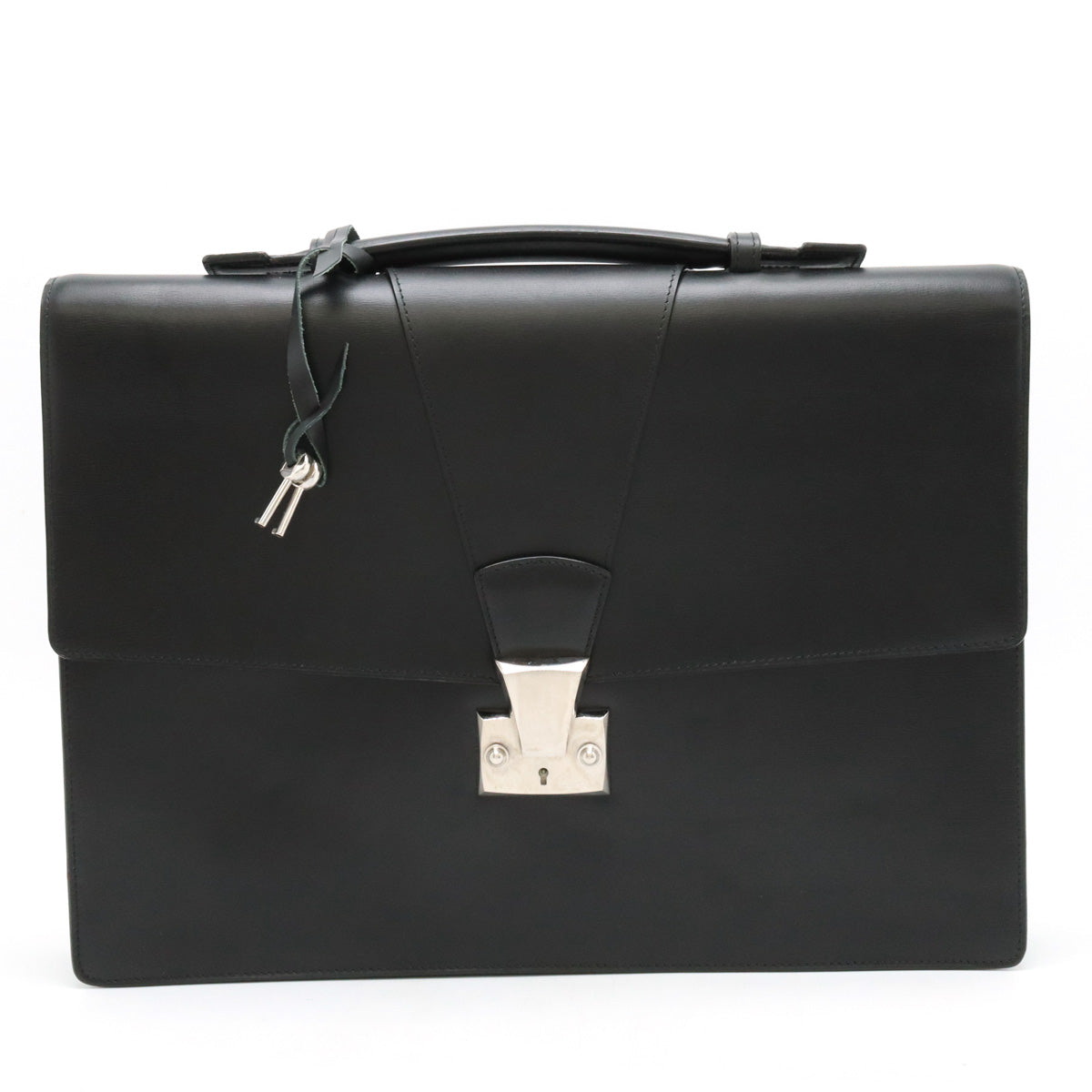 Cartier Tradition Box Calf Leather Briefcase in Great Condition