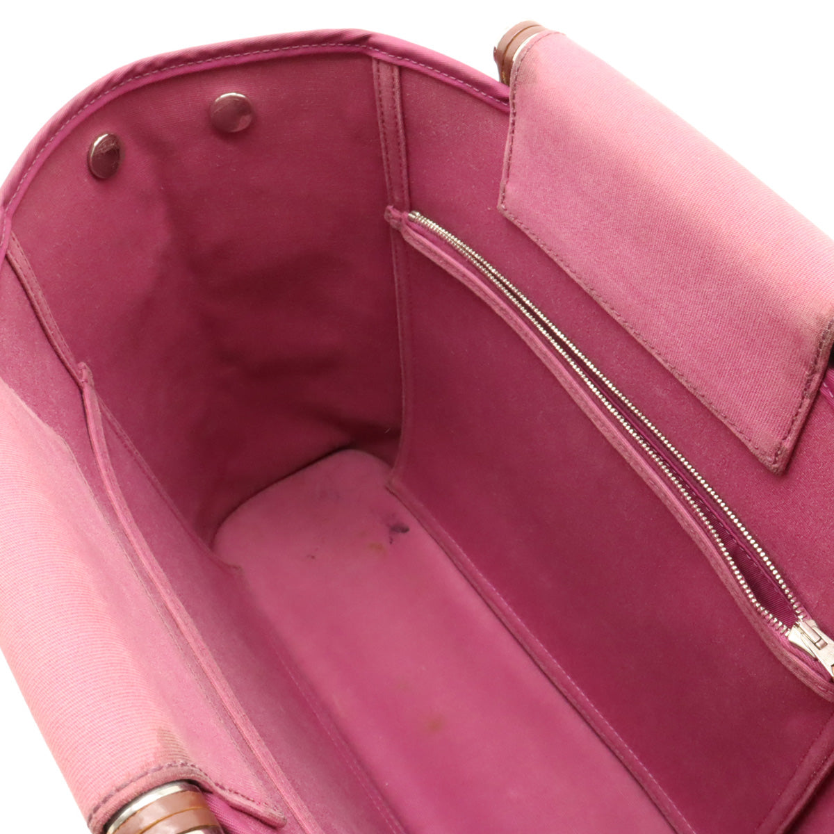 Hermes Cabas PM 2WAY Handbag Pink in Good Condition