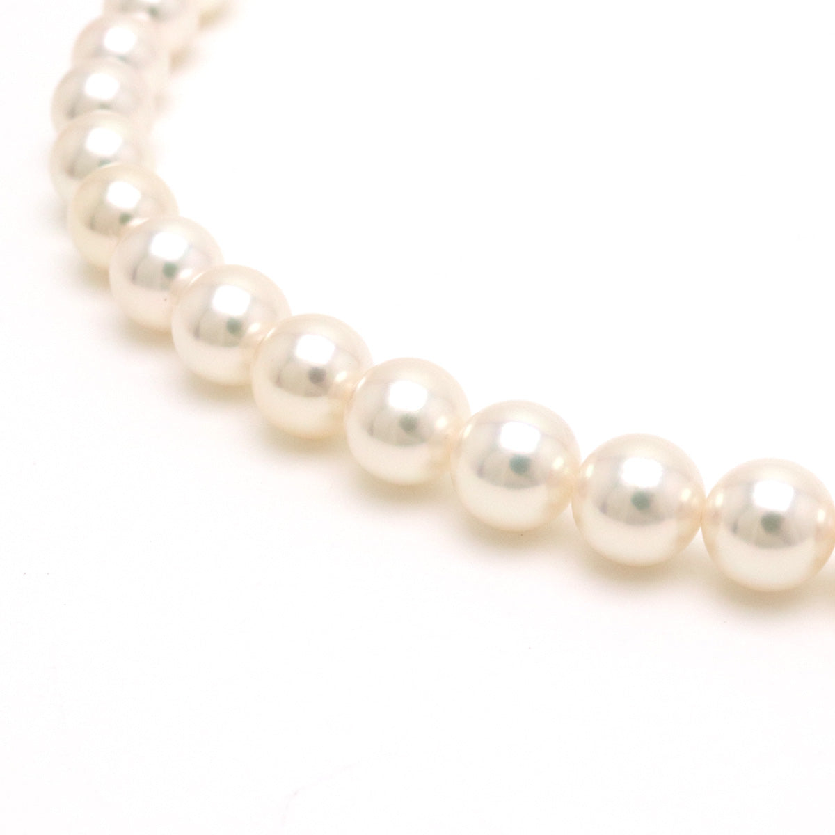 Mikimoto Pearl Necklace K18WG White Gold in Great Condition