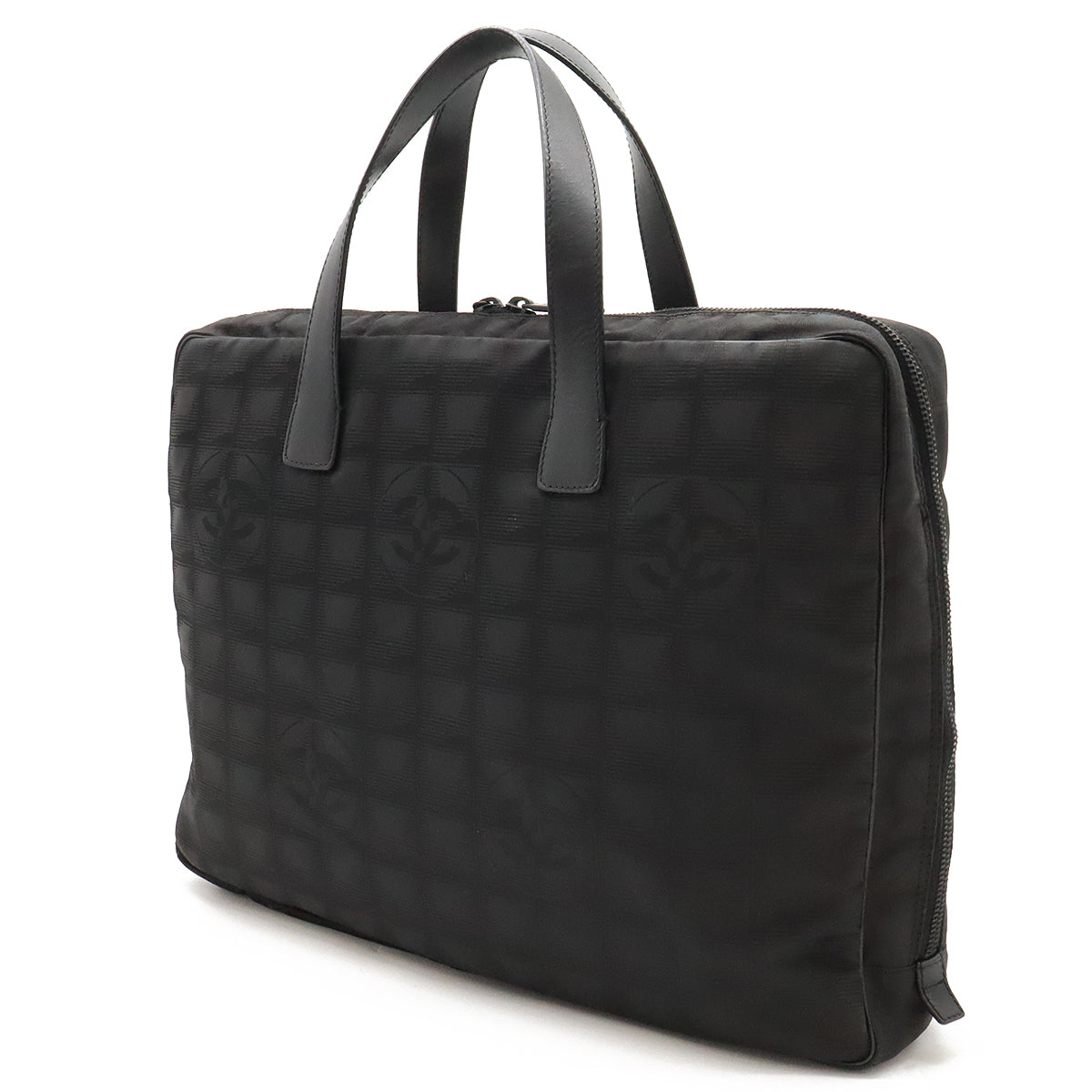 Chanel Nylon Jacquard Business Briefcase A15974