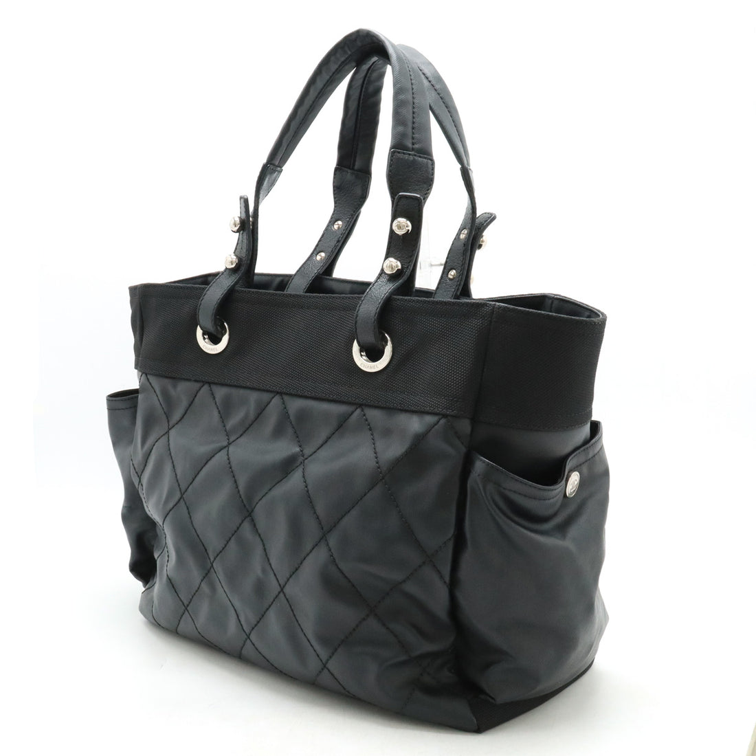 Chanel Paris Biarritz Tote GM Black Leather