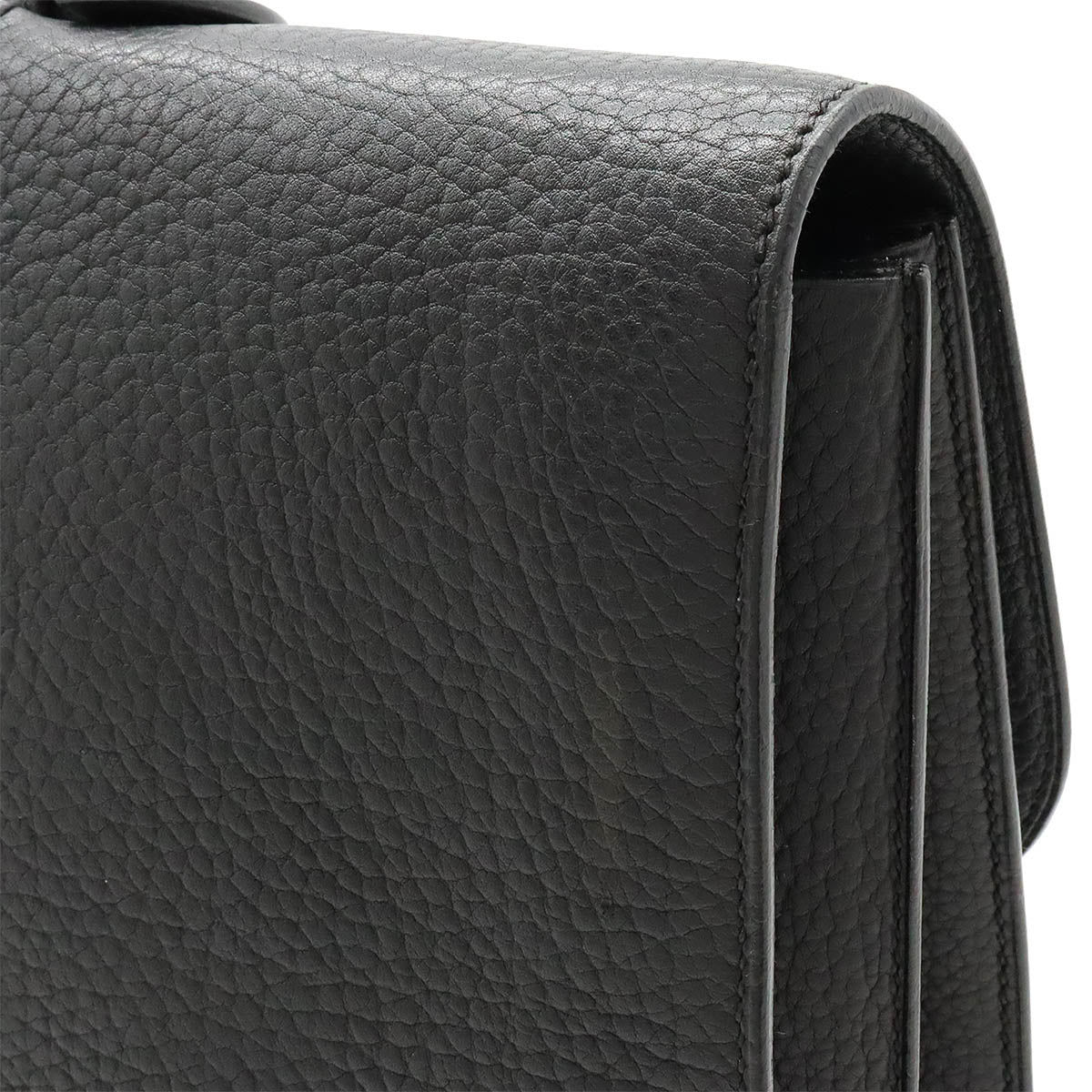 Hermes Togo Sac a Depeche 41 Briefcase Black